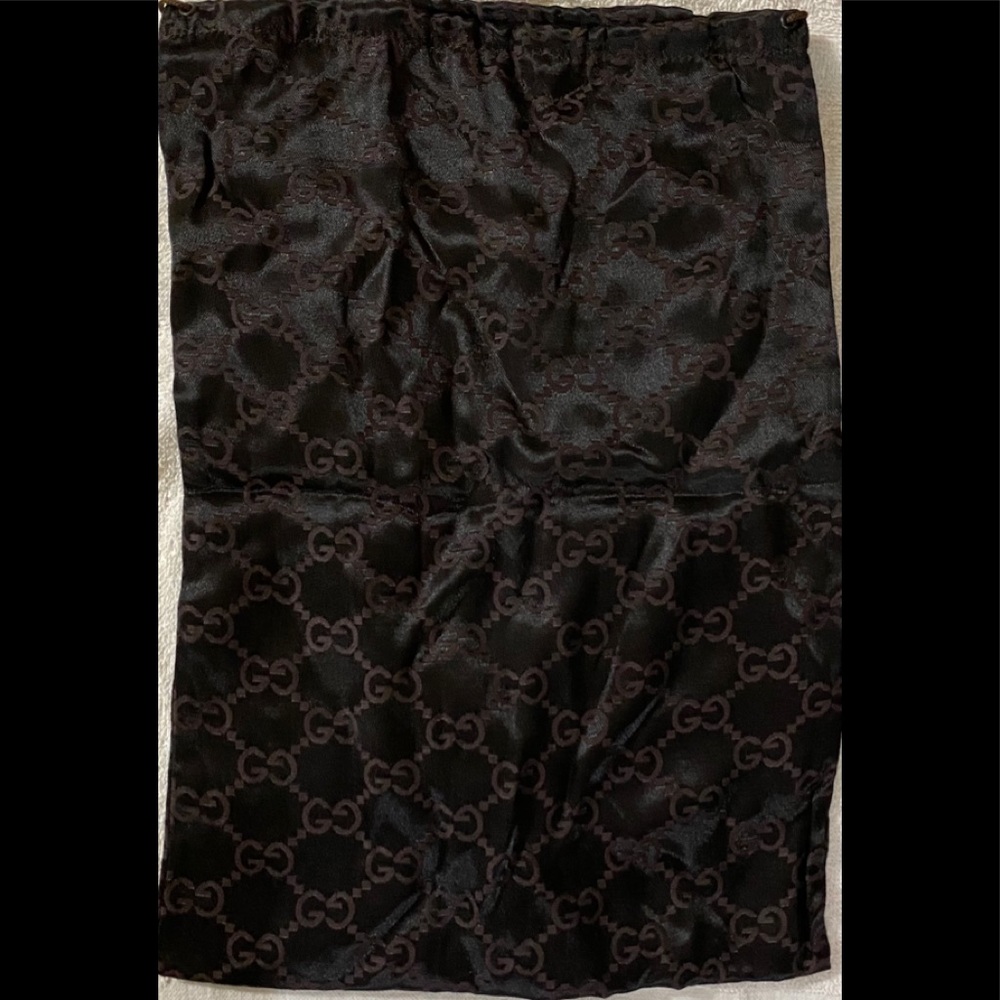 Authentic Satin Gucci Drawstring Dustbag